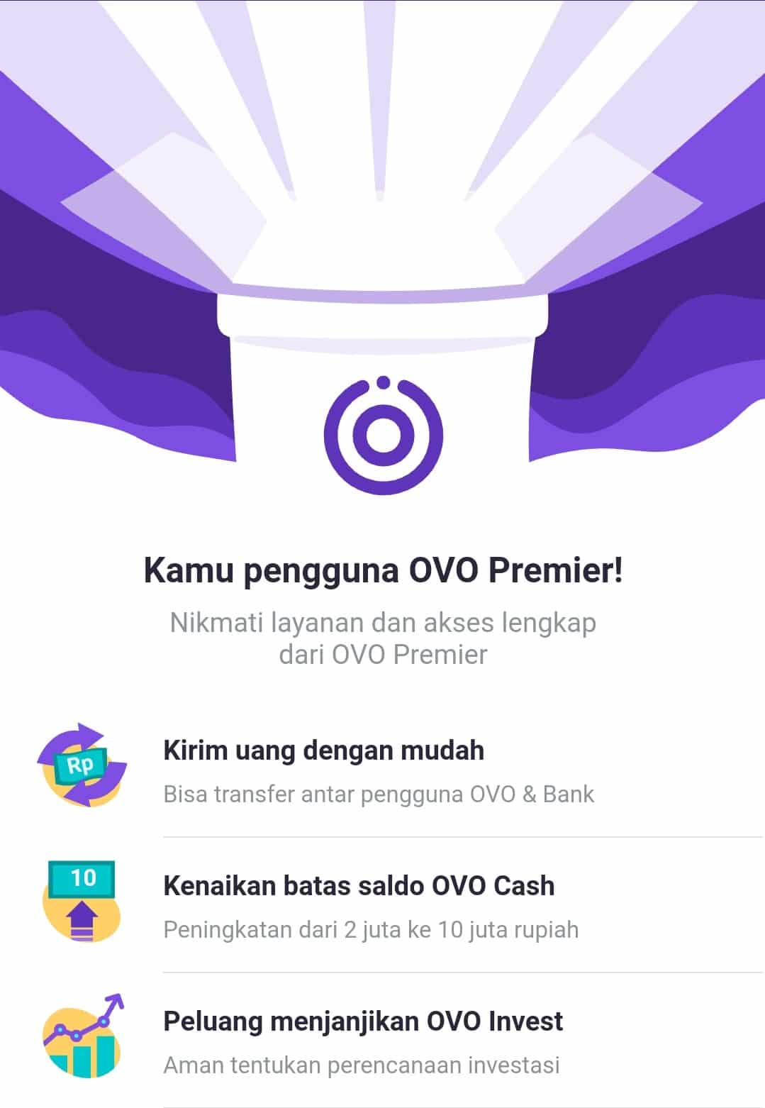 Cara Upgrade OVO Club Ke Premier